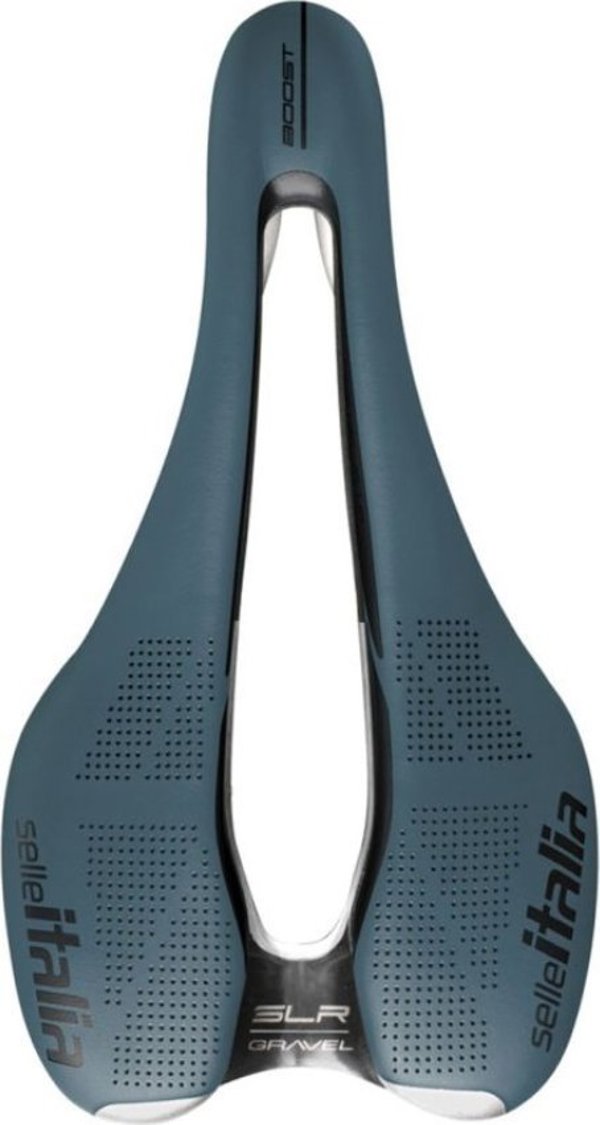 Selle Italia Σέλα SELLE ITALIA SLR BOOST GRAVEL TI316, Superflow L (id match - L3), TI 316 Rail, Fibra-Tek, Light Gel, 209g, Μπλε (NEW)