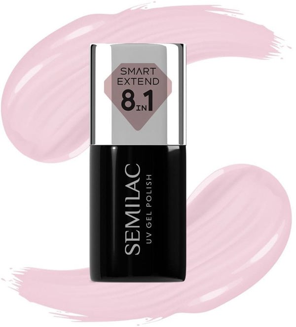 SEMILAC Smart Extend Υβριδικό βερνίκι Tender Pink αρ. 809 7 ml