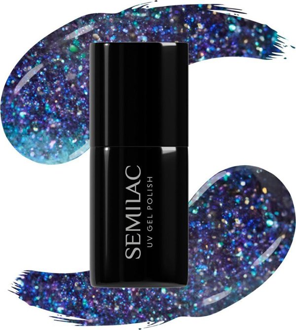 Semilac Υβριδικό Βερνίκι Νυχιών 826 Virtual Blue 7ml
