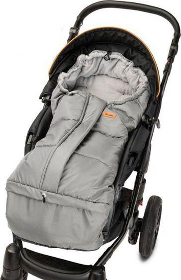 Sensillo Υπνόσακος Combi 3 σε 1, Καπιτονέ με Επένδυση Fleece, Αδιάβροχος, Γκρι