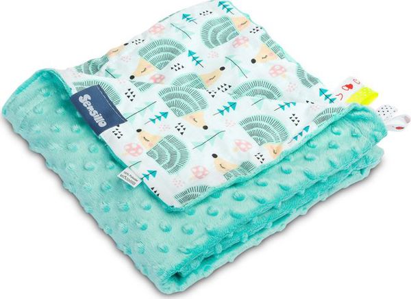 Sensillo ΚΟΥΒΕΡΤΑ MINKY 75x100 ΣΚΑΝΤΖΟΧΟΙΡΟΙ ΜΕΝΤΑ 4305/4254