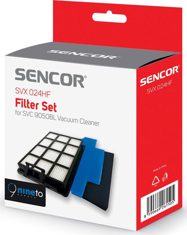 Φίλτρο Ηλεκτρικής Σκούπας Sencor SVX 024HF, Μαύρο