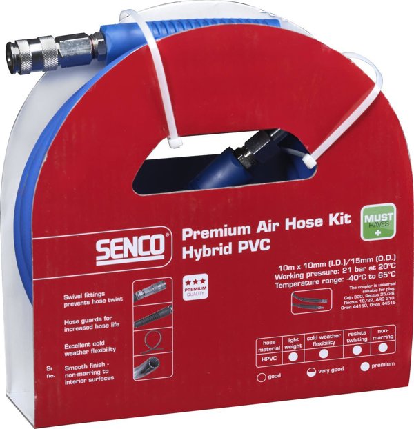 Σωλήνας αέρα SENCO 10m, 6.5 mm διάμ. διάμετρος, 12.5 εξ. διάμετρος, SENCO