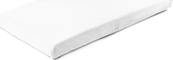 Sensillo Σεντόνι Jersey Λευκό 160x80cm - Βαμβακερό Σεντόνι για Παιδικό Κρεβάτι