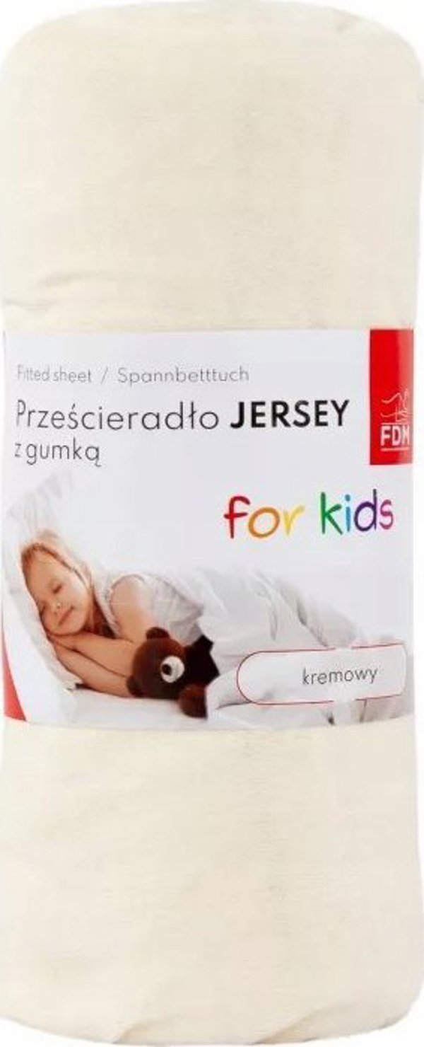 Sensillo Σεντόνι Jersey Λευκό 160x80cm - Βαμβακερό Σεντόνι για Παιδικό Κρεβάτι