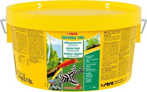 Sera Spirulina Tabs Nature, 1,4 kg - φυτική τροφή