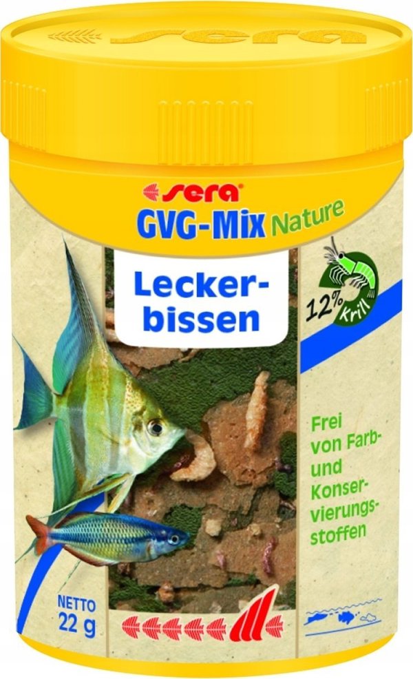 Sera GVG-Mix Nature Τροφή για Ψάρια 100ml – Premium Μείγμα Διατροφής
