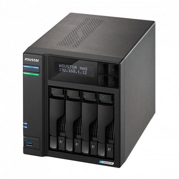 Asustor LOCKERSTOR 4 AS6704T διακομιστής αρχείων 4-θέσεων, Intel Celeron N5105, 8GB RAM