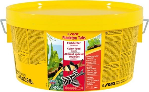 Sera Plankton Tabs Nature Τροφή για Ψάρια Βυθού με Κριλ 1,3kg