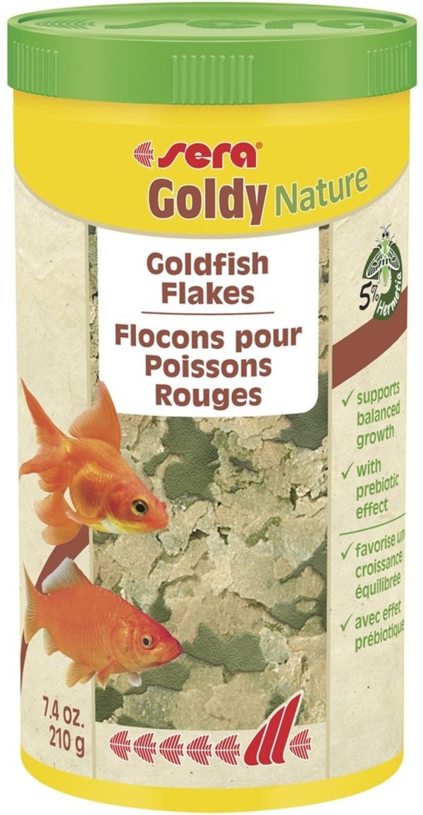 Sera Goldy Nature Τροφή για Χρυσόψαρα σε Νιφάδες 1000ml – Premium Διατροφή