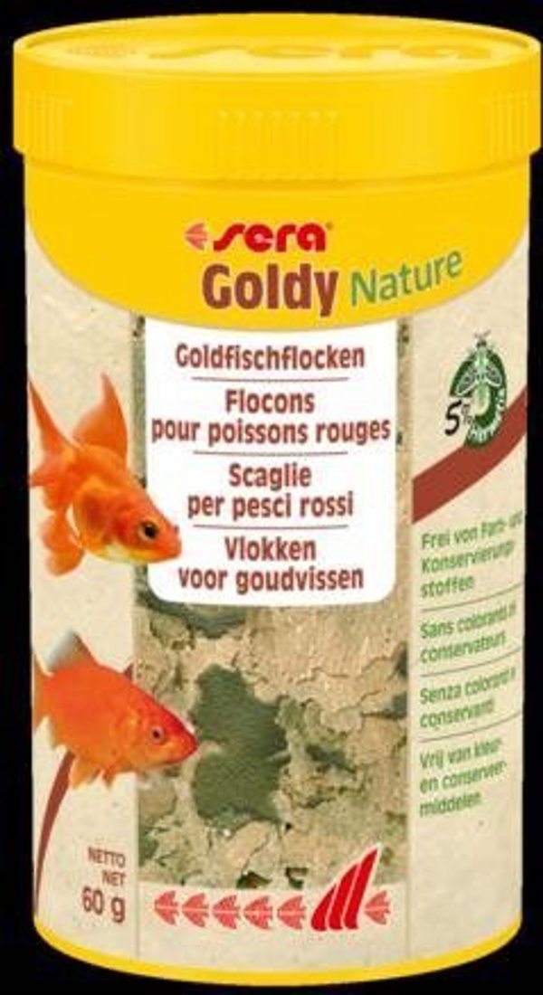 Sera Goldy Nature 250 ml, νιφάδες - premium τρόφιμα 8040202 4001942453318