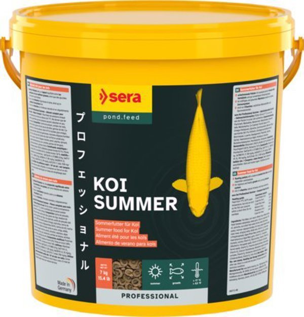Sera Koi Professional Summer Food - Τροφή για Ψάρια Λίμνης σε Πέλλετ, 7kg