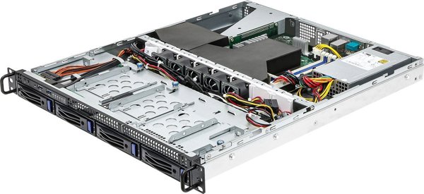 ASRock Barebone 1U Μονή Υποδοχή AM4 1U4LW-X570