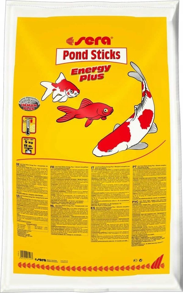 Sera Pond Energy Plus Τροφή Λίμνης 5kg - Ενεργειακή Τροφή για Ψάρια Λίμνης