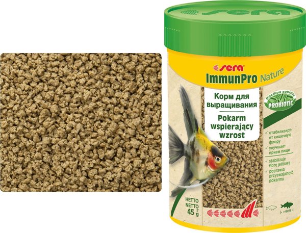 Sera ImmunPro Nature Τροφή Ψαριών Βραδείας Βύθισης 100ml Για Ψάρια Άνω των 4cm