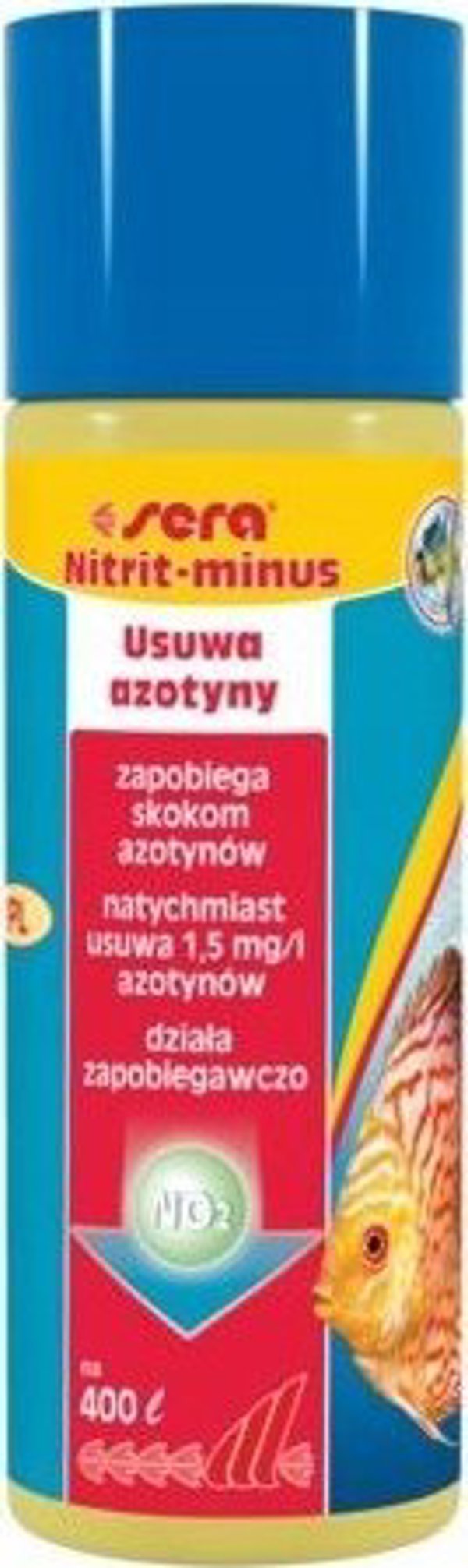 Sera Nitrit Minus, Υγρό Προετοιμασίας για Μείωση Νιτρικών σε Ενυδρεία, 100ml