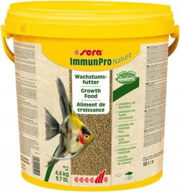 Sera ImmunPro Nature Τροφή Ψαριών Βραδείας Βύθισης 4,4 kg για Ψάρια Άνω των 4 cm