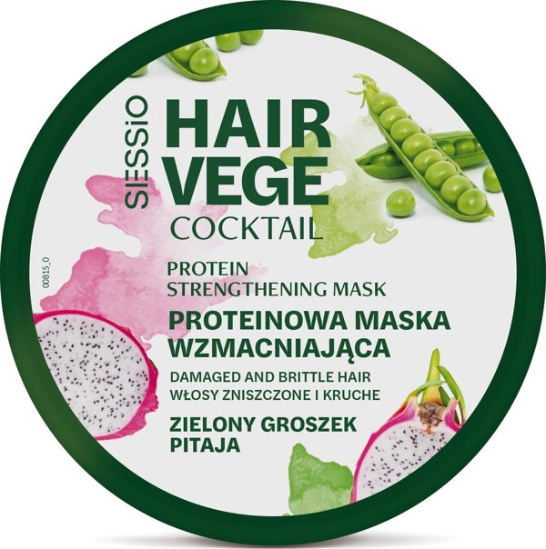 Μάσκα μαλλιών SESSIO_Vege Cocktail με φρούτο του δράκου &amp|μπιζέλι 250g