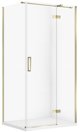 Σετ C562 Καμπίνα City Πράβα Χρυσή 100x80x195+Tako Slim Λευκό Ματ Wir