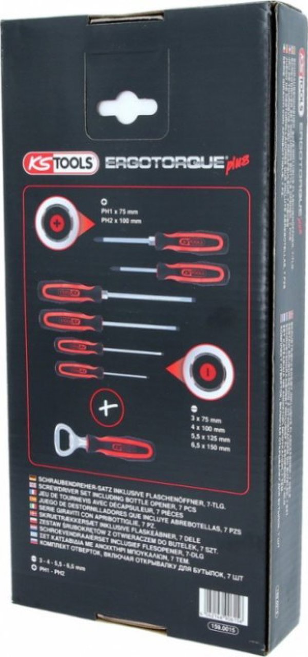 Σετ κατσαβιδιών 6 τεμαχίων KS TOOLS με αξεσουάρ