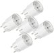 Σετ 5 Shelly Plug S MTR Gen3 12A έξυπνων πριζών (λευκό)