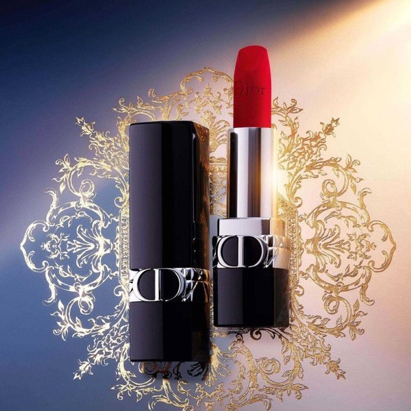 Christian Dior Rouge Dior Σετ Κραγιόν 720 Icone & Βάλσαμο Χειλιών 000 Diornatural με Υφασμάτινη Τσάντα Μακιγιάζ, 3.5ml/3.5g, για Γυναίκες