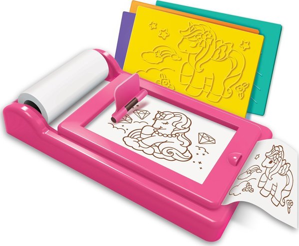 Σετ 4M KidzMaker DIY Μονόκερος Rub Art Studio