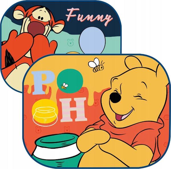 Seven Ηλιοπροστατευτικά Αυτοκινήτου Disney Winnie The Pooh, Κουρτινάκια Προστασίας από τον Ήλιο, 2 Τεμάχια