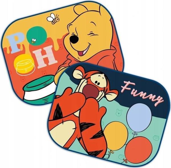 Seven Ηλιοπροστατευτικά Αυτοκινήτου Disney Winnie The Pooh, Κουρτινάκια Προστασίας από τον Ήλιο, 2 Τεμάχια