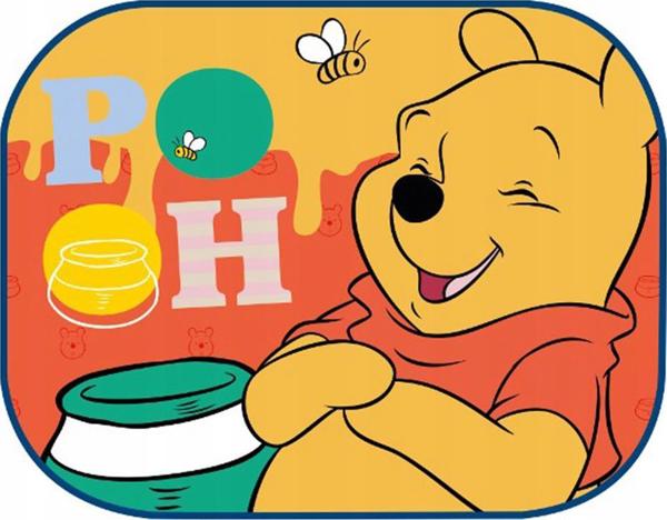 Seven Ηλιοπροστατευτικά Αυτοκινήτου Disney Winnie The Pooh, Κουρτινάκια Προστασίας από τον Ήλιο, 2 Τεμάχια
