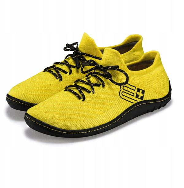 Γυναικεία παπούτσια BAREFOOT MERINO λεμονί/μαύρο 40