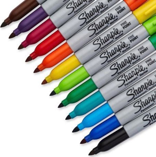 Μαρκαδόρος Sharpie Sharpie με Λεπτή Στρογγυλή Μύτη F 18 Χρώματα Διασκέδασης
