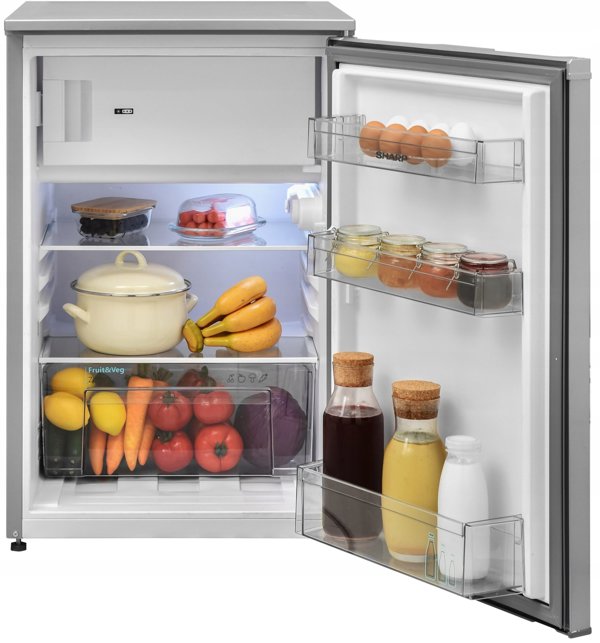 SHARP ψυγείο 84 cm ασημί SJ-UE121T0S-EU