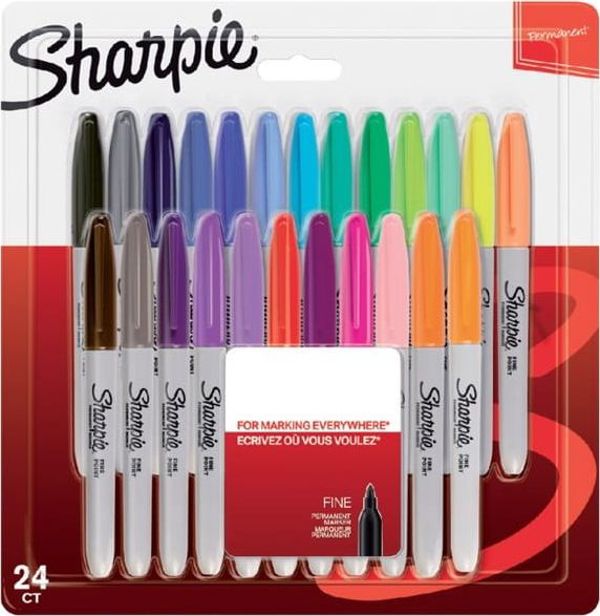 Μαρκαδόροι Sharpie Μόνιμοι Sharpie 24 Χρώματα Fine
