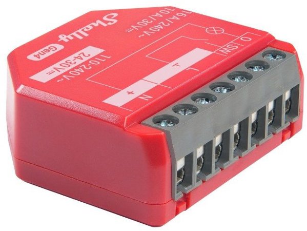 Shelly Ρελέ "1PM Gen4 4er Pack" max 16A 1 Κανάλι Λειτουργία Μέτρησης WLAN Matter Zigbee Bluetooth