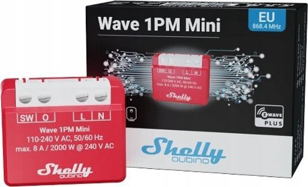 Shelly Shelly Ρελέ "Wave 1PM Mini" Z-Wave