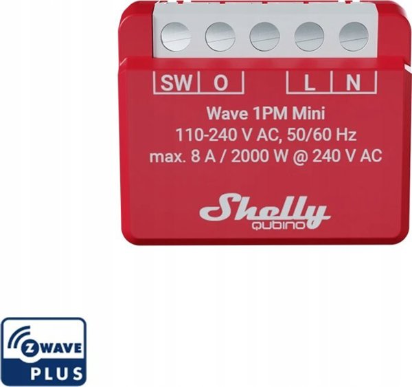 Shelly Shelly Ρελέ "Wave 1PM Mini" Z-Wave