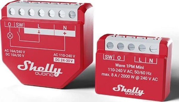 Shelly Shelly Ρελέ "Wave 1PM Mini" Z-Wave