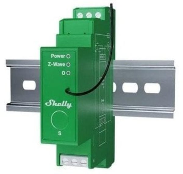 Shelly Wave Pro Dimmer 1PM – Έξυπνος Ρυθμιστής Φωτός DIN Rail