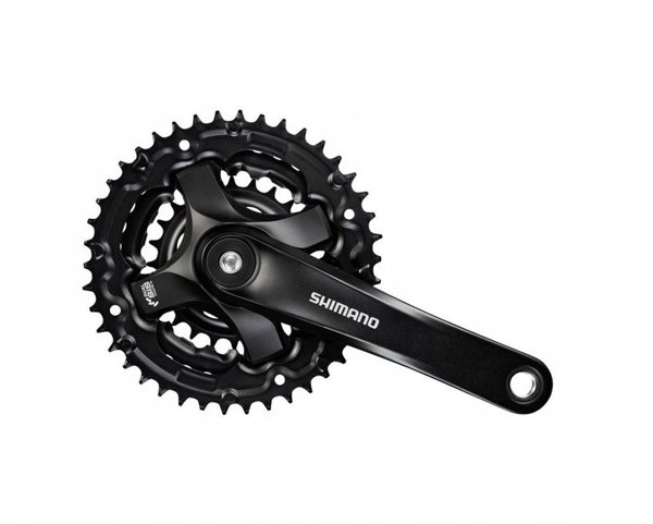 Shimano FC-TY501 δισκοβραχίονας, 170 mm 42/34/24T, 6-8v, με προστατευτικό αλυσίδας