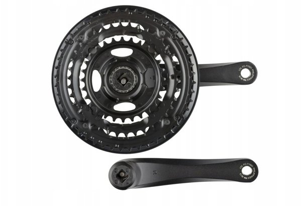 Shimano FC-TY501 δισκοβραχίονας, 170 mm 42/34/24T, 6-8v, με προστατευτικό αλυσίδας