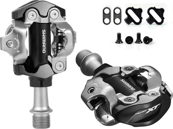 Shimano Πεντάλ SPD Shimano XT PD­M8100 με καθολικούς σφιγκτήρες