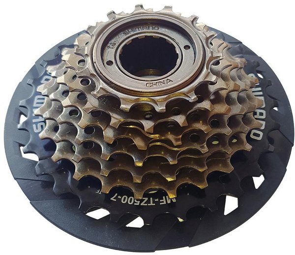 Shimano MF-TZ500 wheelset 14-34T