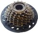 Shimano MF-TZ500 wheelset 14-34T