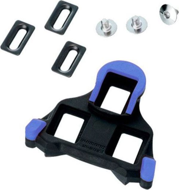 Shimano Μπλοκ πεντάλ SMSH12 SPD-SL δρόμου, διπλού σταδίου, μπλε, καθολικό
