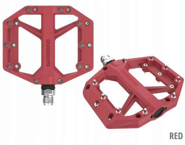 Shimano PD-GR400 Flat Pedal πετάλια, κόκκινο