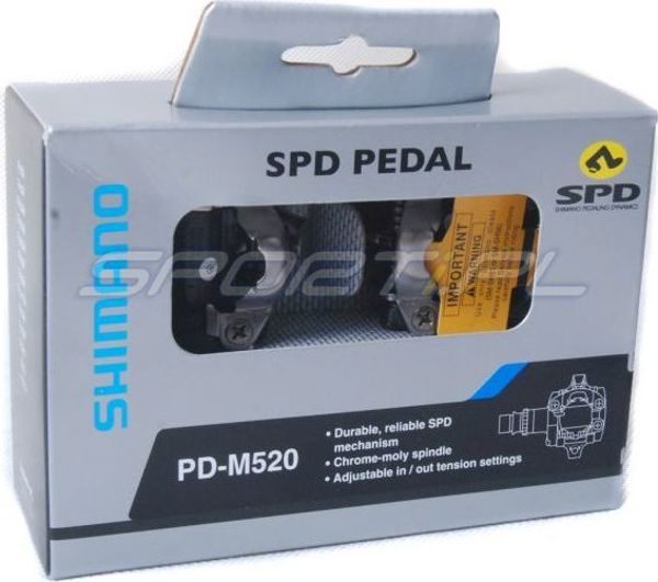 Shimano Πεντάλ Shimano Deore SPD M520 L μαύρο καθολικό