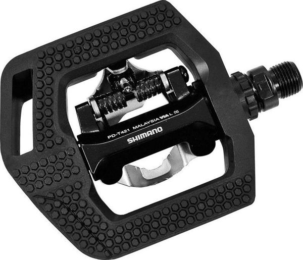 Πεντάλ Shimano Shimano SPD PD-T421 Click'R με σφιγκτήρες SM-SH56 γενικής χρήσης 6530270 4524667749455