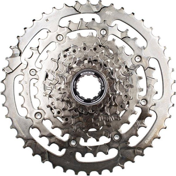 Shimano Κασετα Shimano Cues CS-LG400, 9-ταχ, 11-46, Linkglide, γραφίτης