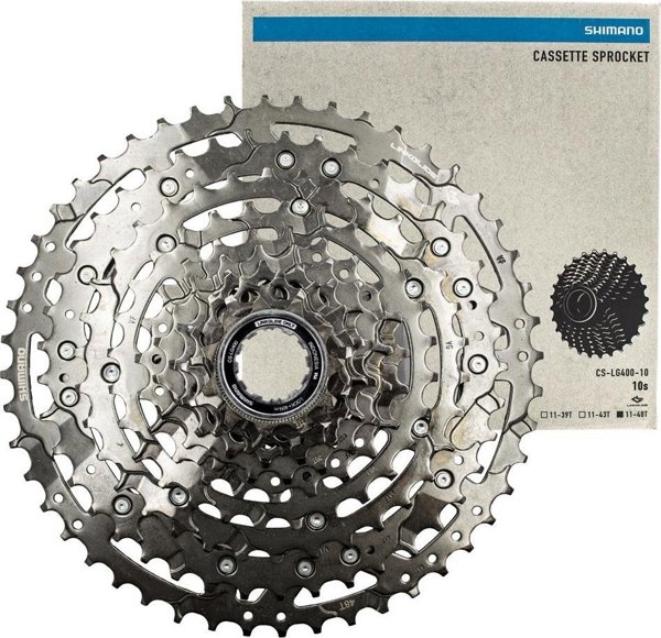 Κασετα Shimano Cues CS-LG400, 10-ταχυτήτων, 11-48, Linkglide, γραφίτης